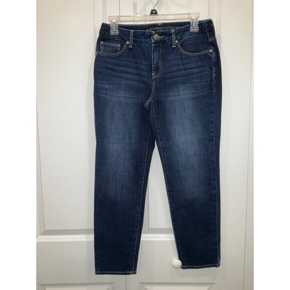 Chico’s So Slimming Girlfriend Ankle Jeans size 00 Medium Blue Denim - Picture 5 of 5